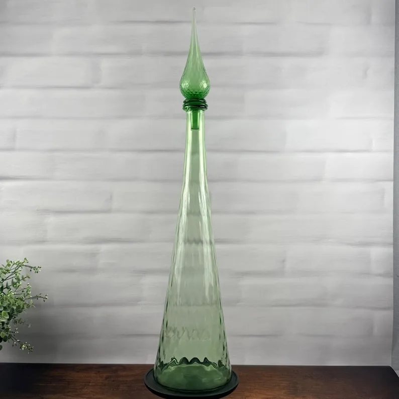 Green Genie Bottle, 26.5"